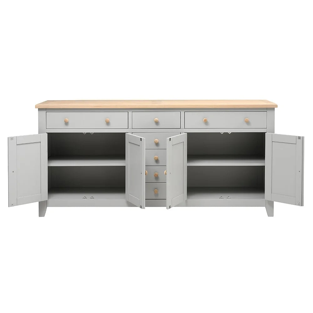Chester Dove Grey Grand Sideboard furniture delivered