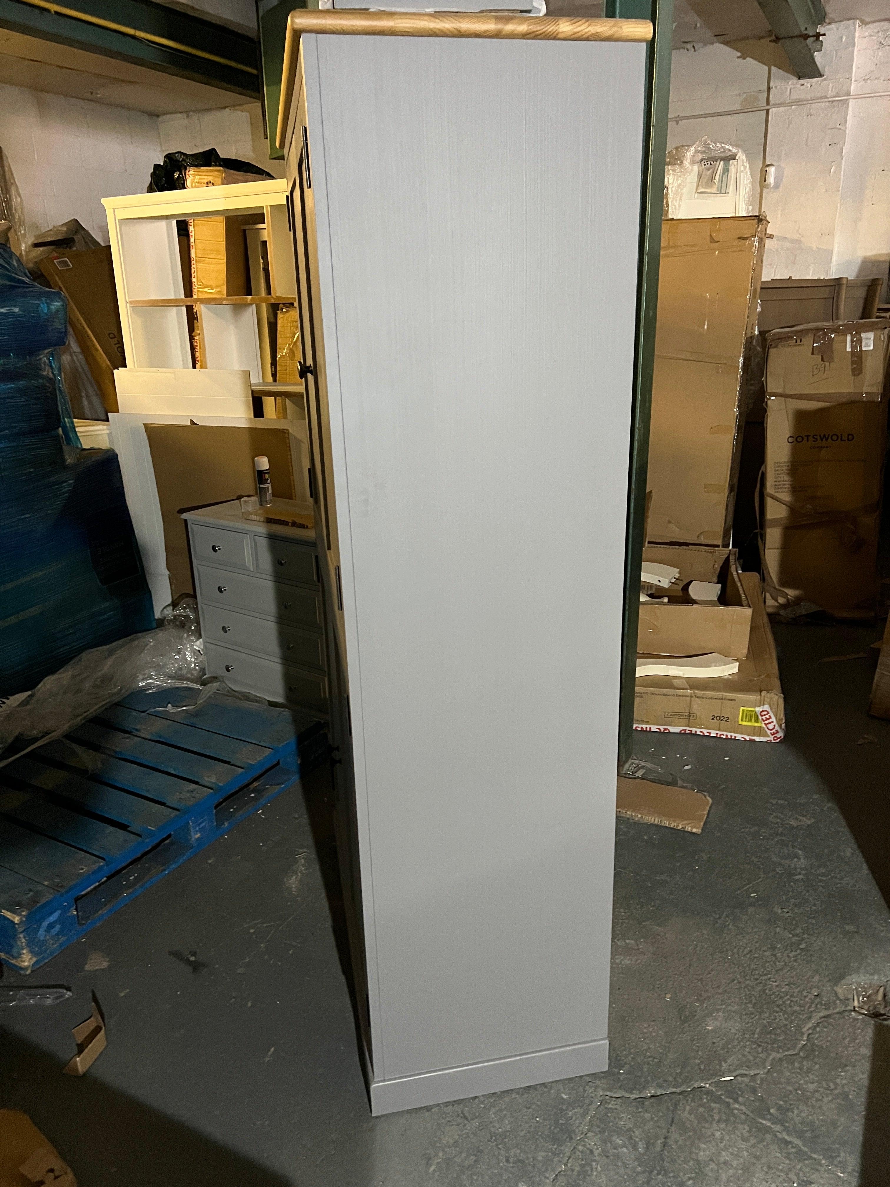 Painswick Storm Grey Double Farmhouse Larder furniture delivered