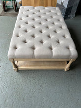 Load image into Gallery viewer, CLOVER
Rectangular Coffee Table with Shelf- Stone Linen Quality Furniture Clearance Ltd

