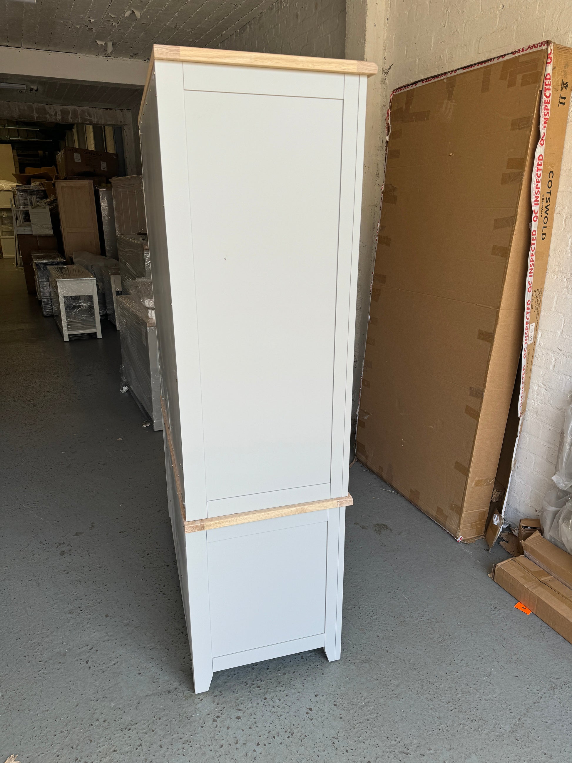 CHESTER DOVE GREY Hideaway Home Office Quality Furniture Clearance Ltd