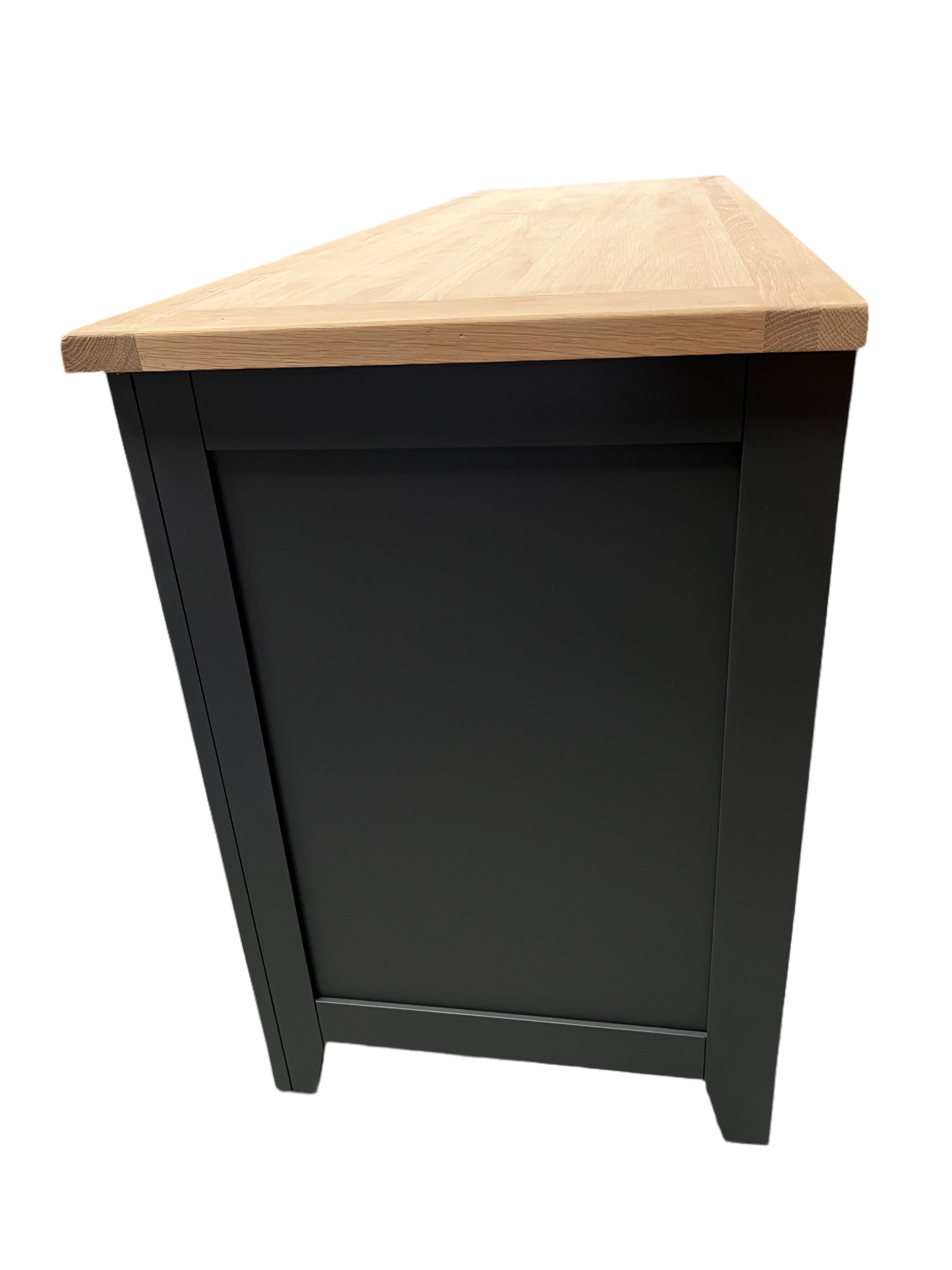 Chester Charcoal Double Pedestal Desk furniture delivered