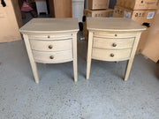 Set of 2 WINCHCOMBE SMOKED OAK 2 Drawer Bedside Tables Quality Furniture Clearance Ltd