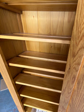 Load image into Gallery viewer, Oakland Rustic Oak Tall Shoe Cupboard Quality Furniture Clearance Ltd
