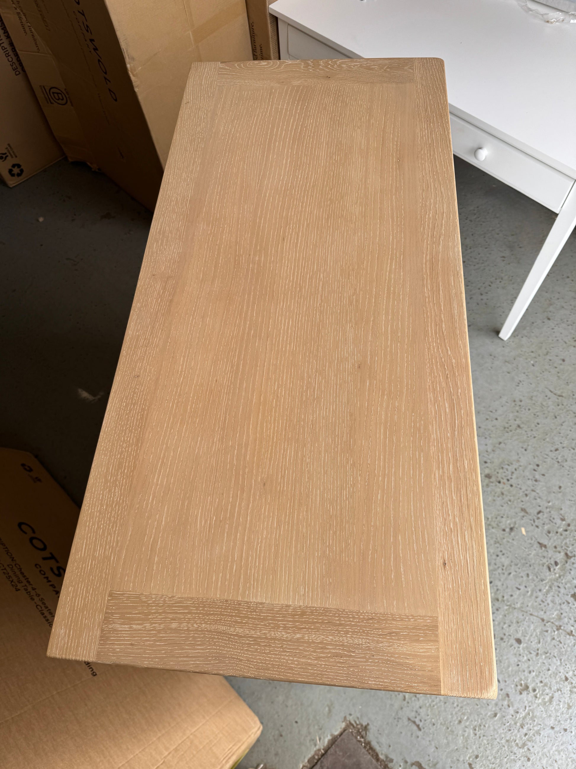 Chester Pure White 7 Drawer Chest Quality Furniture Clearance Ltd