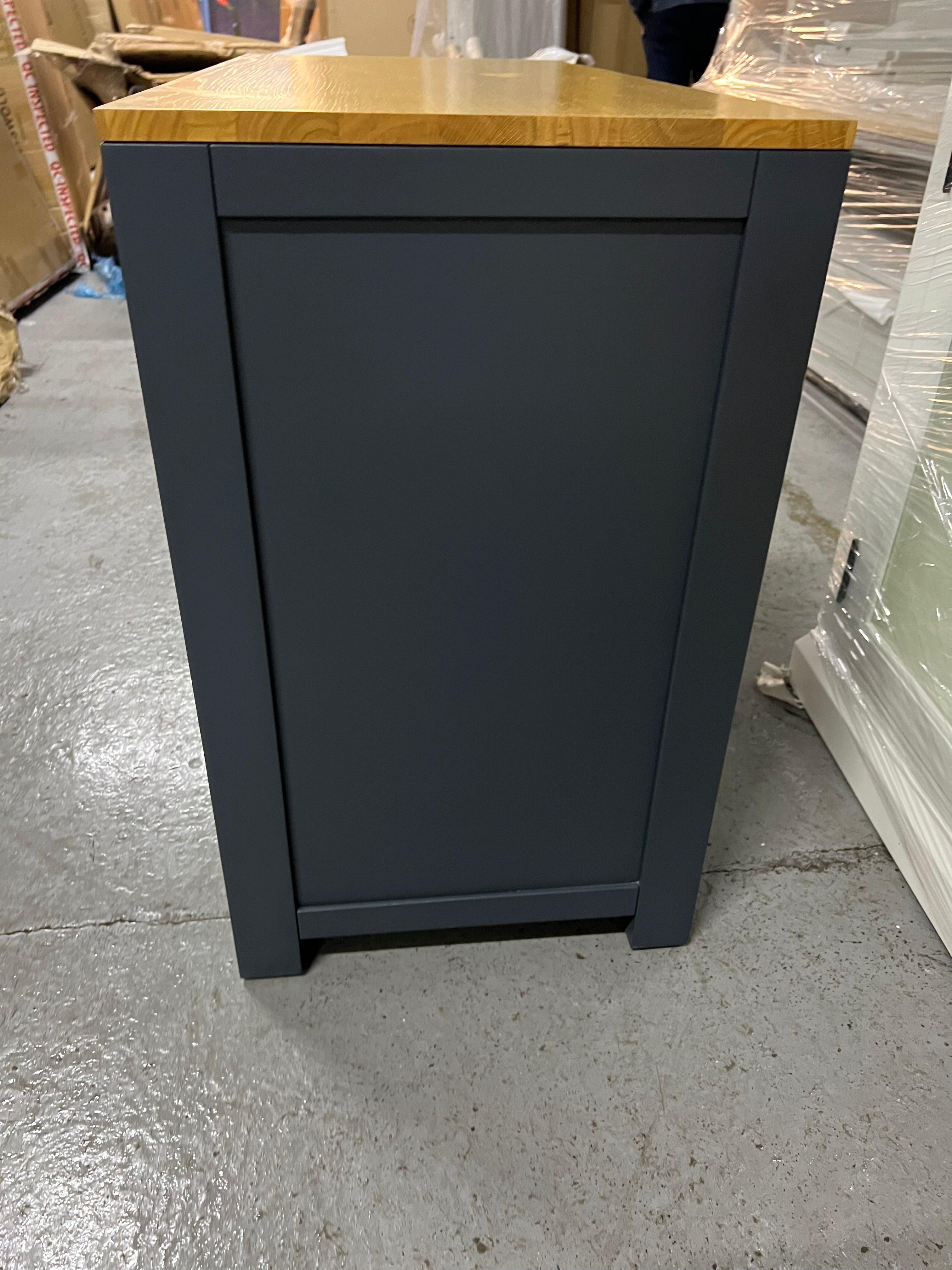 Chalford Inky Blue Cupboard Quality Furniture Clearance Ltd