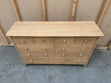 Load image into Gallery viewer, BERKELEY NORDIC OAK 10 Drawer Chest Quality Furniture Clearance Ltd

