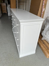 Load image into Gallery viewer, Chantilly Pebble Grey 10 Drawer Chest Quality Furniture Clearance Ltd
