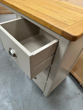 Load image into Gallery viewer, Lundy Stone Grey Single Pedestal Dressing Table Quality Furniture Clearance Ltd
