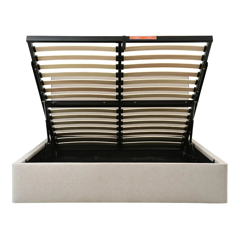 CHURCHILL
Kingsize Ottoman Bed - Natural Tweed Quality Furniture Clearance Ltd