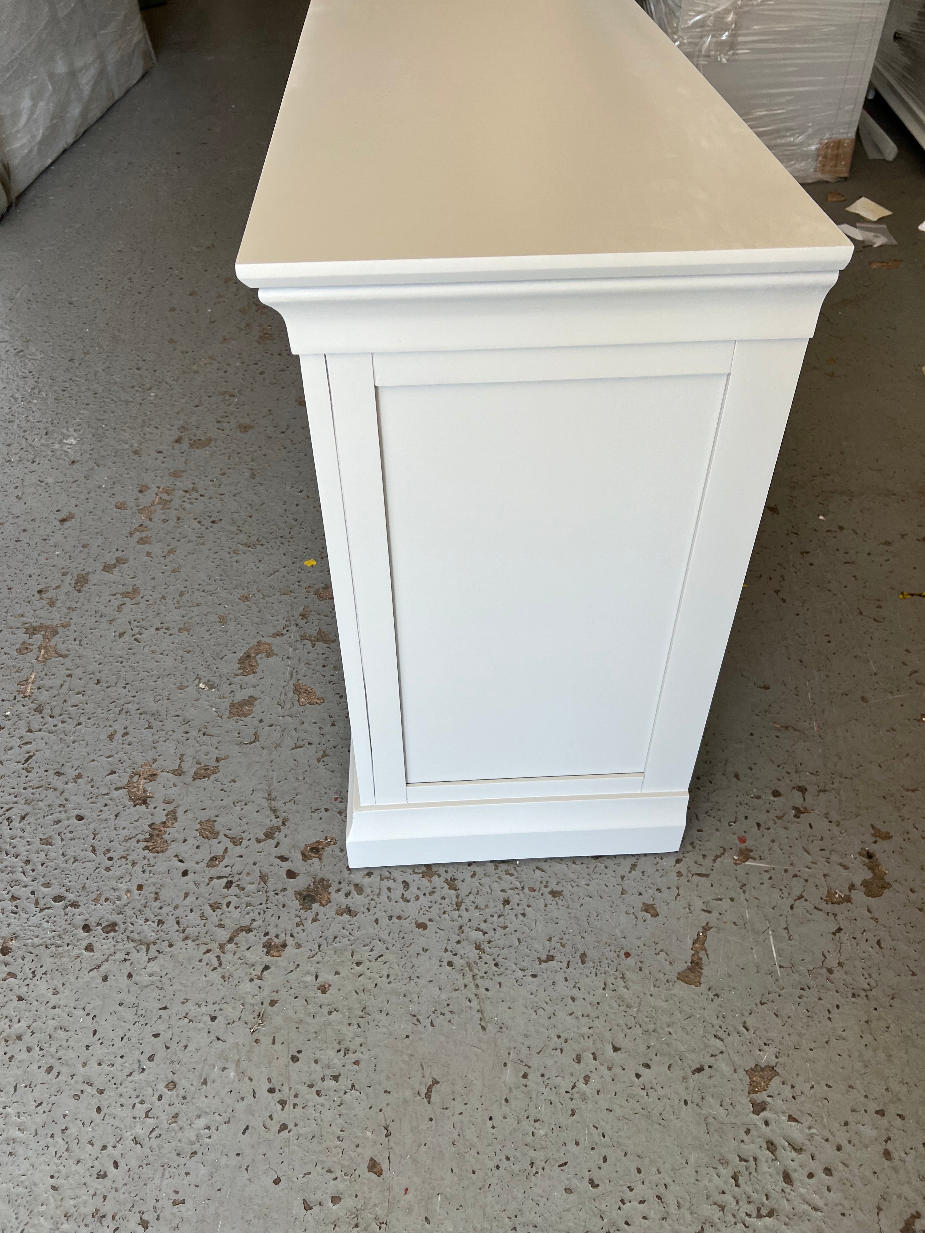 Chantilly Pebble Grey 3 Over 4 Chest furniture delivered