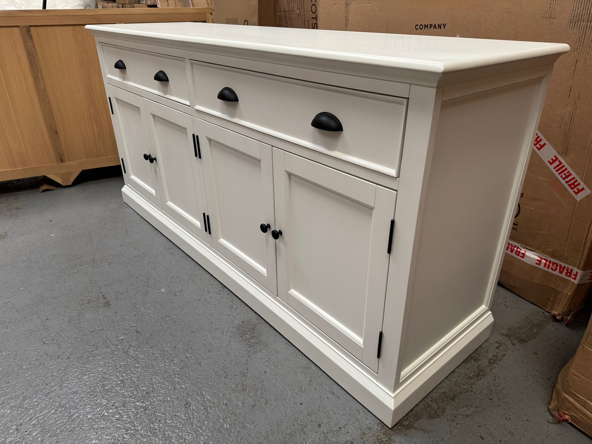 STOW WARM WHITE
Extra Large Sideboard Quality Furniture Clearance Ltd