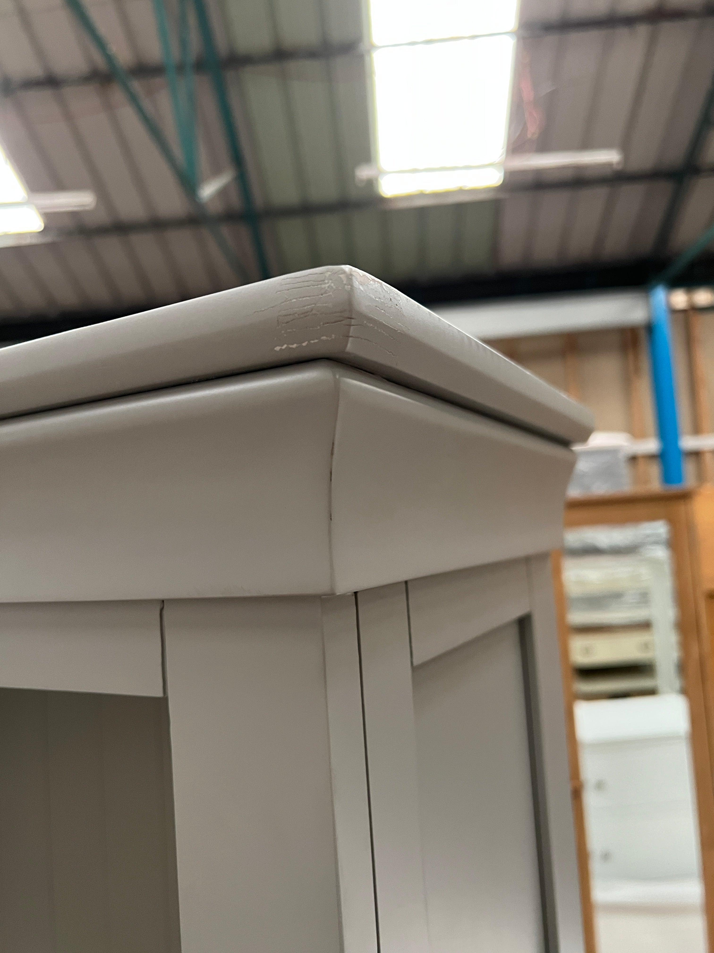 Chantilly Pebble Grey Grand Bookcase furniture delivered