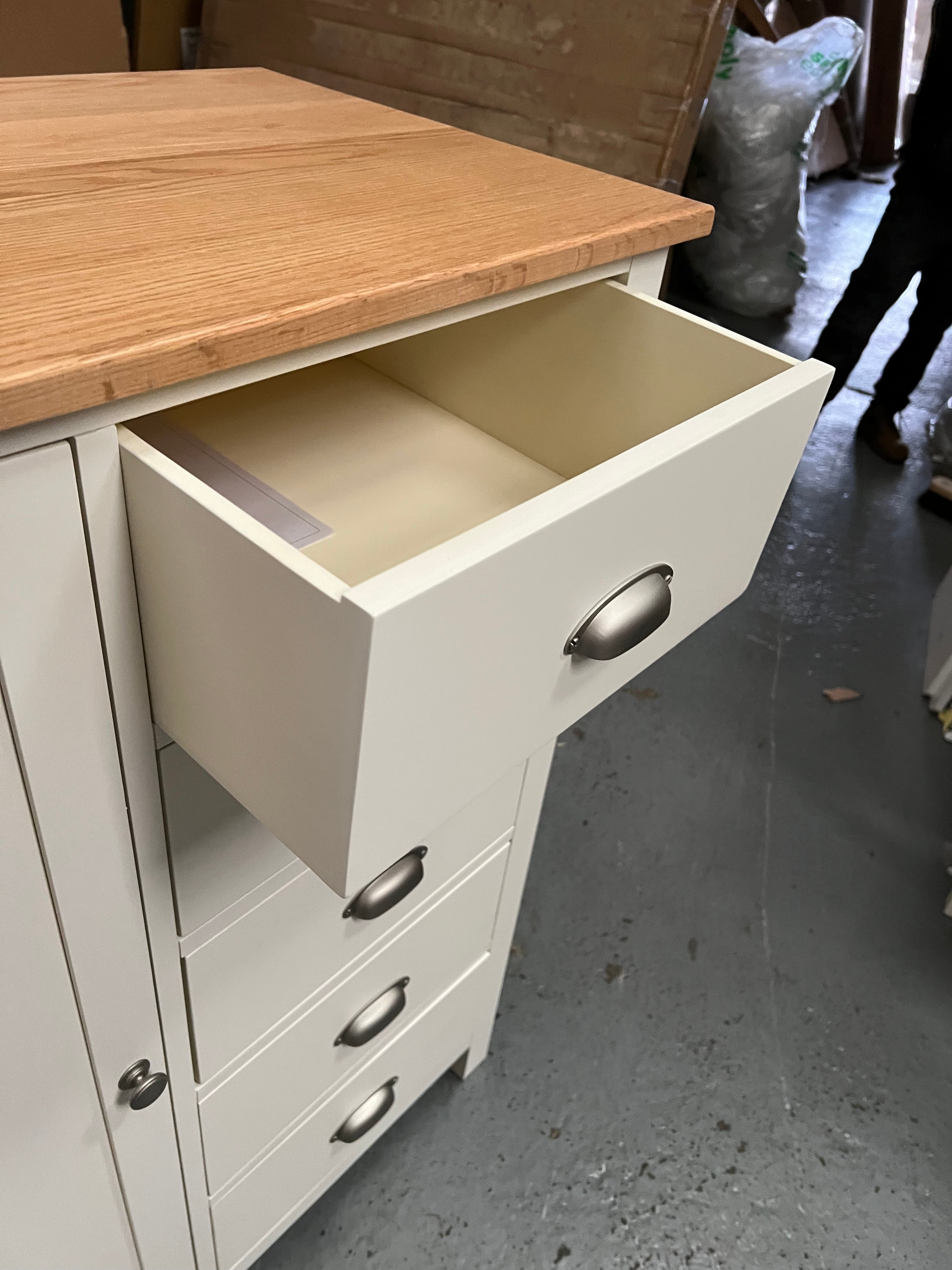 GLOUCESTER Cream Combi Wardrobe