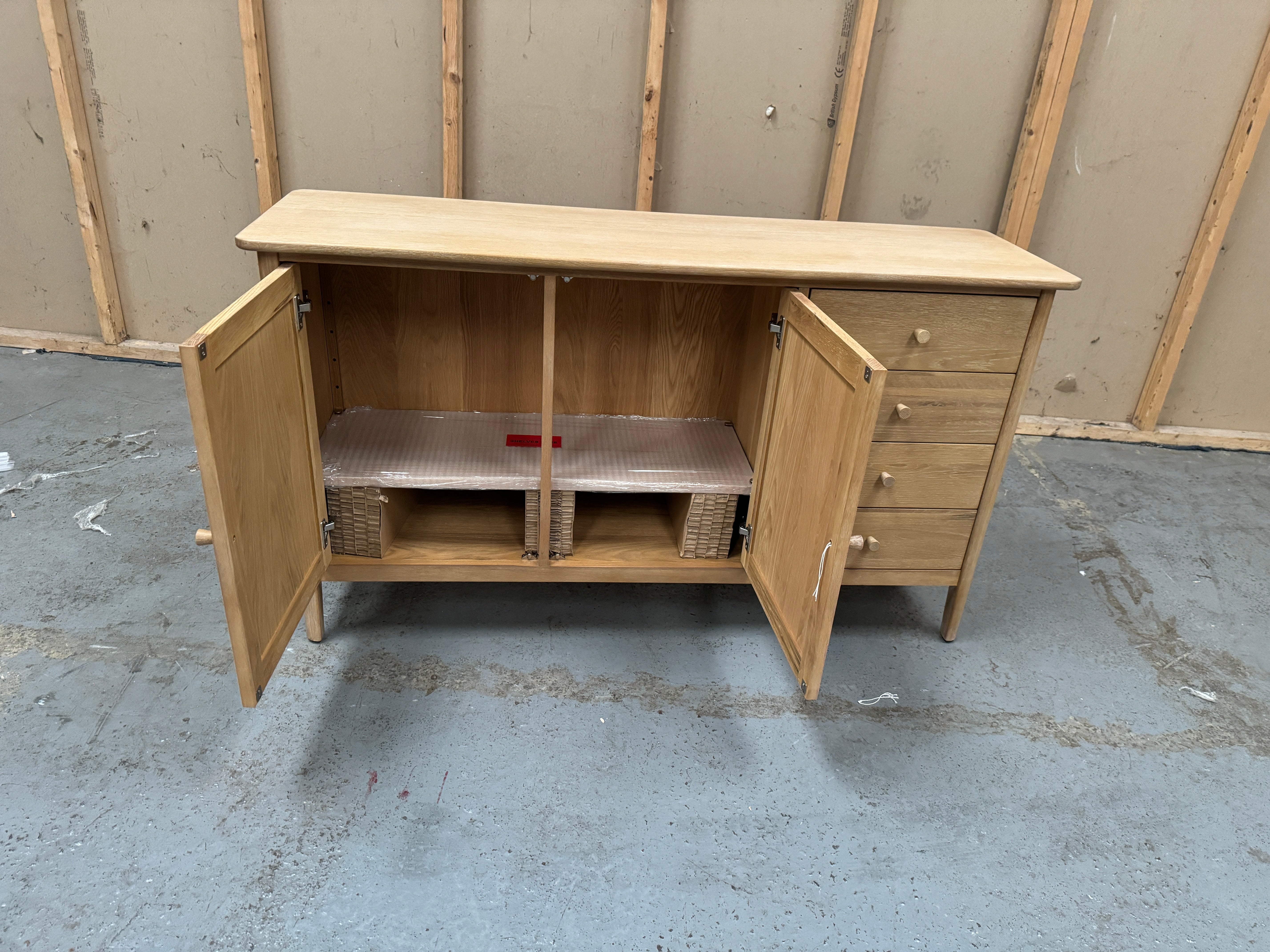 BERKELEY NORDIC OAK Sideboard Quality Furniture Clearance Ltd