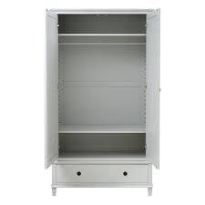 CHARLBURY MINERAL GREY Double Wardrobe Quality Furniture Clearance Ltd