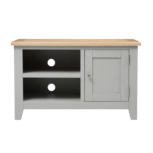 CHESTER DOVE GREY Small TV Stand up to 43" Quality Furniture Clearance Ltd