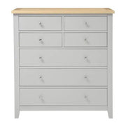 CHESTER DOVE GREY 4 over 3 Large Chest of Drawers Quality Furniture Clearance Ltd