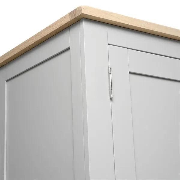 CHESTER DOVE GREY Deluxe Triple Wardrobe Quality Furniture Clearance Ltd