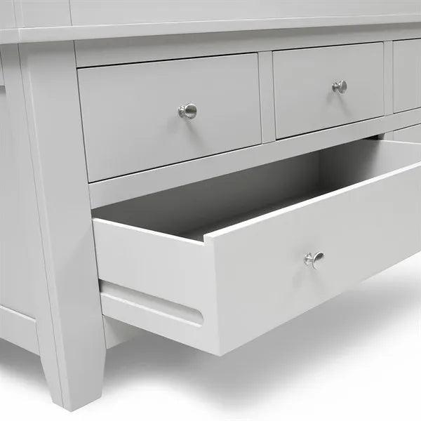 CHESTER DOVE GREY Deluxe Triple Wardrobe Quality Furniture Clearance Ltd