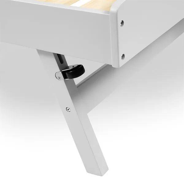 PENSHAM DOVE GREY Guest Bed and Trundle with Two Mattresses Quality Furniture Clearance Ltd