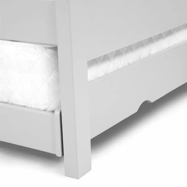 PENSHAM DOVE GREY Guest Bed and Trundle with Two Mattresses Quality Furniture Clearance Ltd