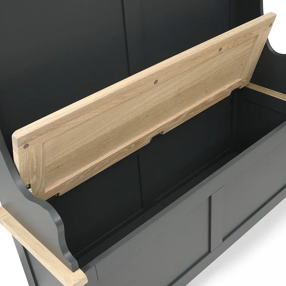 CHESTER CHARCOAL Hallway Tidy Quality Furniture Clearance Ltd