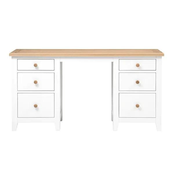 CHESTER PURE WHITE Dressing Table Quality Furniture Clearance Ltd
