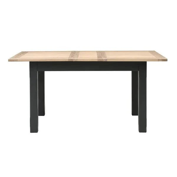 CHESTER CHARCOAL 4-6 Seater Extending Dining Table Quality Furniture Clearance Ltd