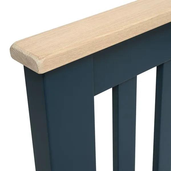 CHESTER MIDNIGHT BLUE 4ft 6" Double Bed Quality Furniture Clearance Ltd