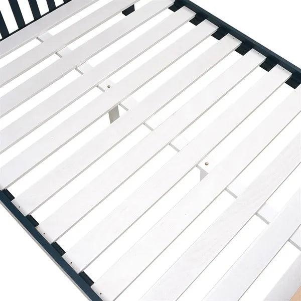 CHESTER MIDNIGHT BLUE 4ft 6" Double Bed Quality Furniture Clearance Ltd