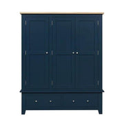 CHESTER MIDNIGHT BLUE Triple Wardrobe Quality Furniture Clearance Ltd
