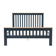 CHESTER MIDNIGHT BLUE 4ft 6" Double Bed Quality Furniture Clearance Ltd