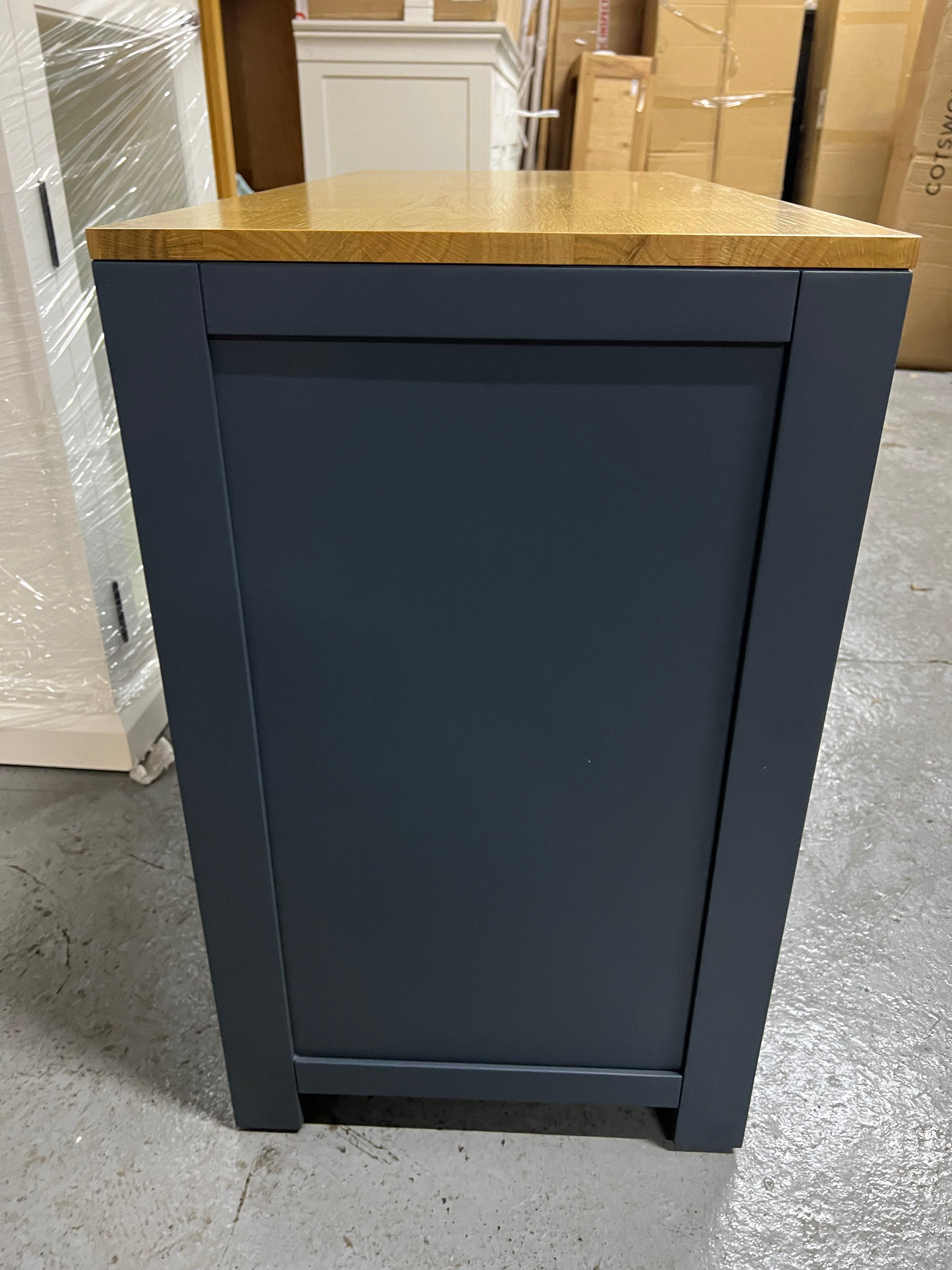Chalford Inky Blue Cupboard Quality Furniture Clearance Ltd