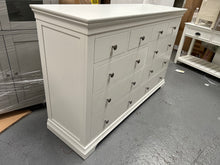 Load image into Gallery viewer, Chantilly Warm White 10 Drawer Chest Quality Furniture Clearance Ltd
