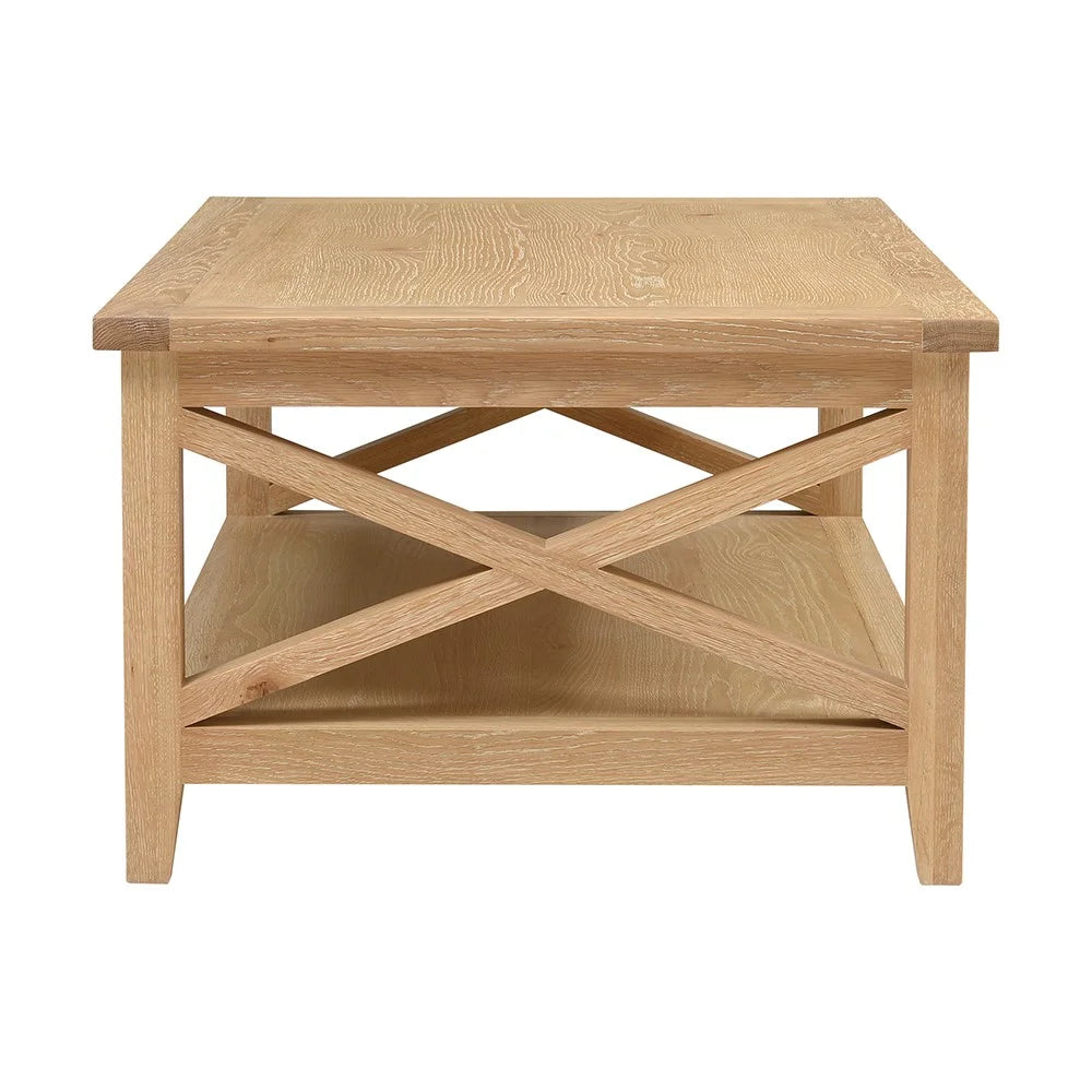 INGLESHAM WHITEWASH OAK Coffee Table Quality Furniture Clearance Ltd