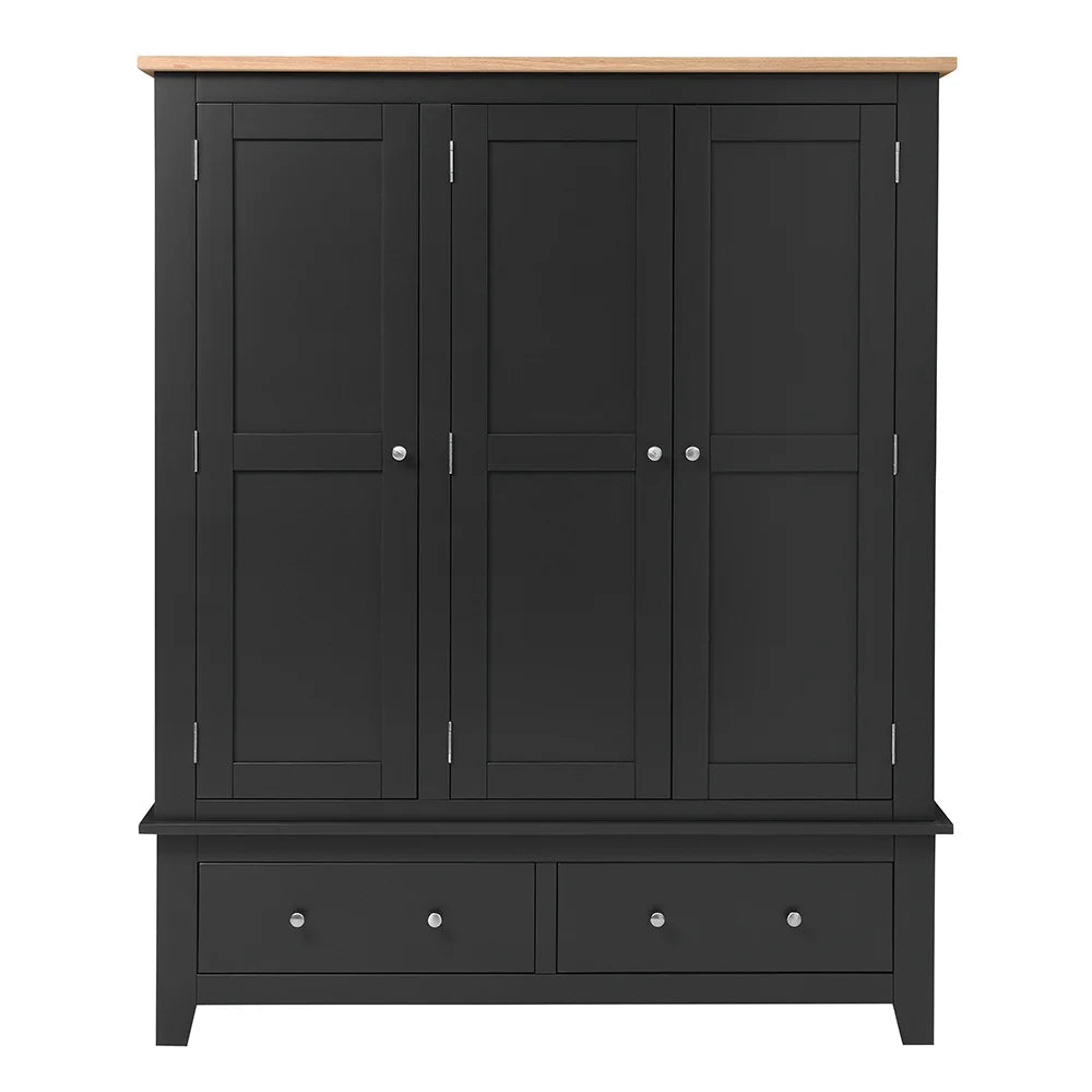 CHESTER CHARCOAL
Triple Wardrobe Quality Furniture Clearance Ltd