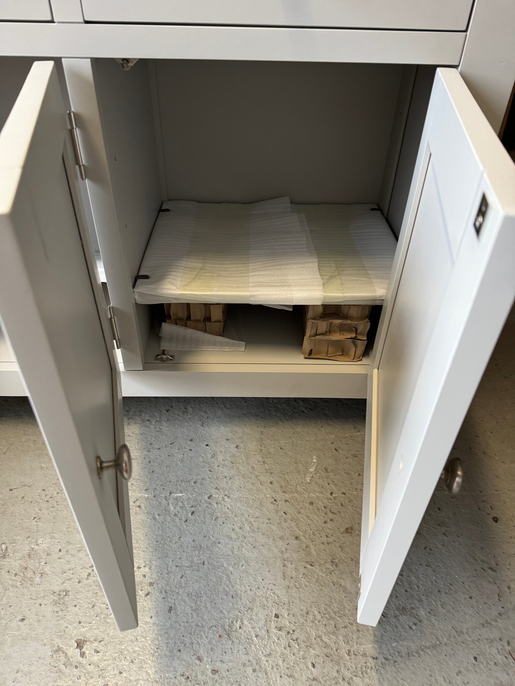 Chester Dove Grey Grand Dresser furniture delivered