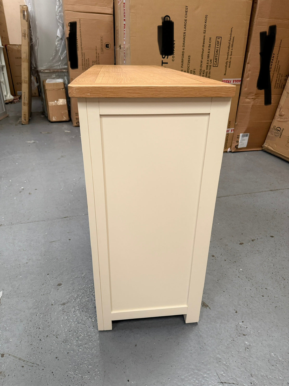 Sussex Cotswold Cream Large Sideboard furniture delivered