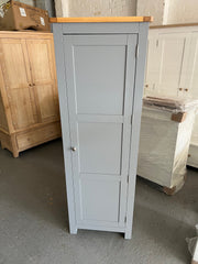 Sussex Storm Grey narrow larder Quality Furniture Clearance Ltd