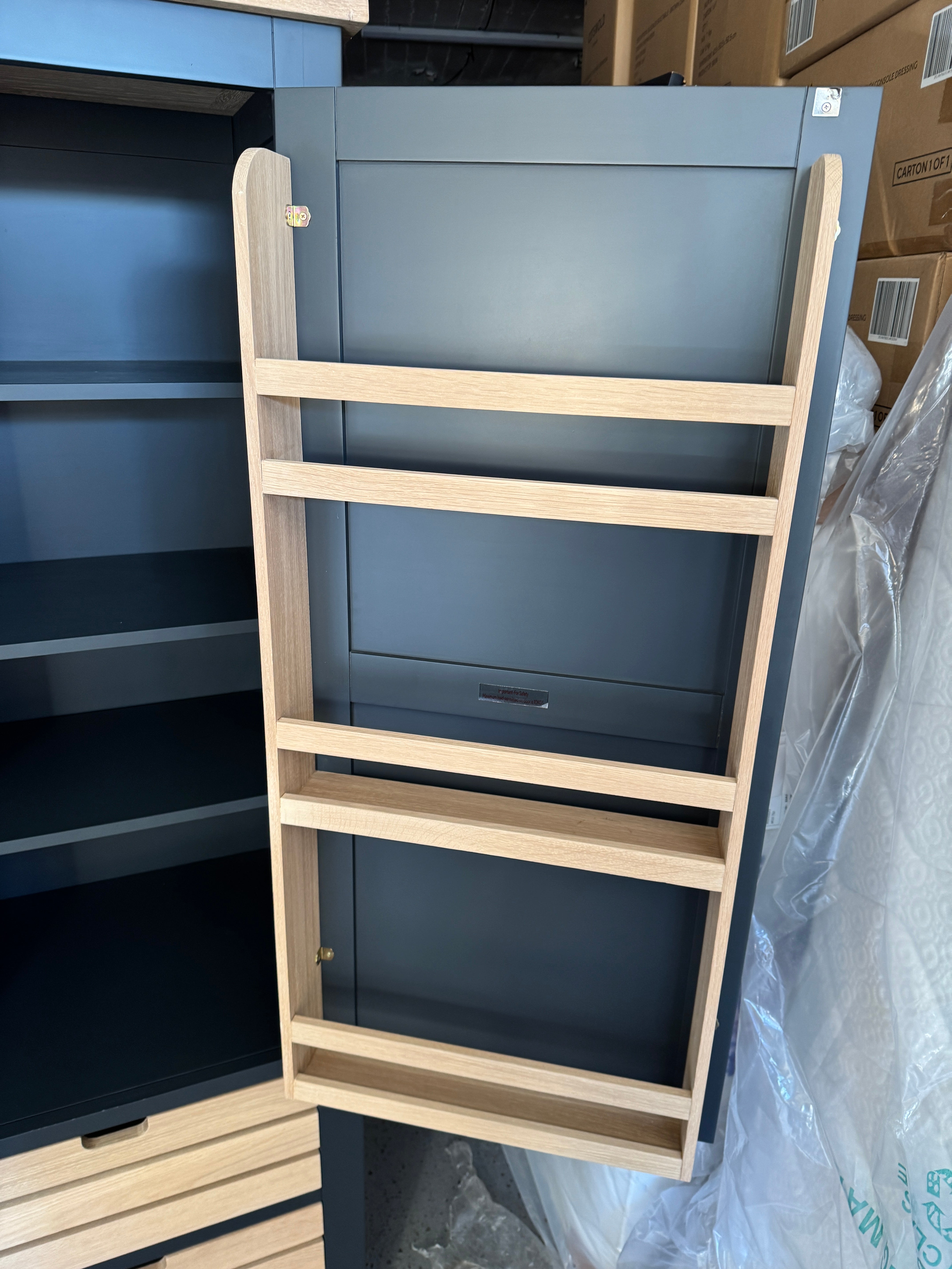 CHESTER CHARCOAL 
Narrow Larder Quality Furniture Clearance Ltd