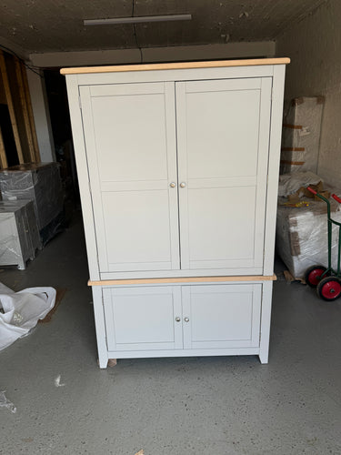 CHESTER DOVE GREY Hideaway Home Office Quality Furniture Clearance Ltd