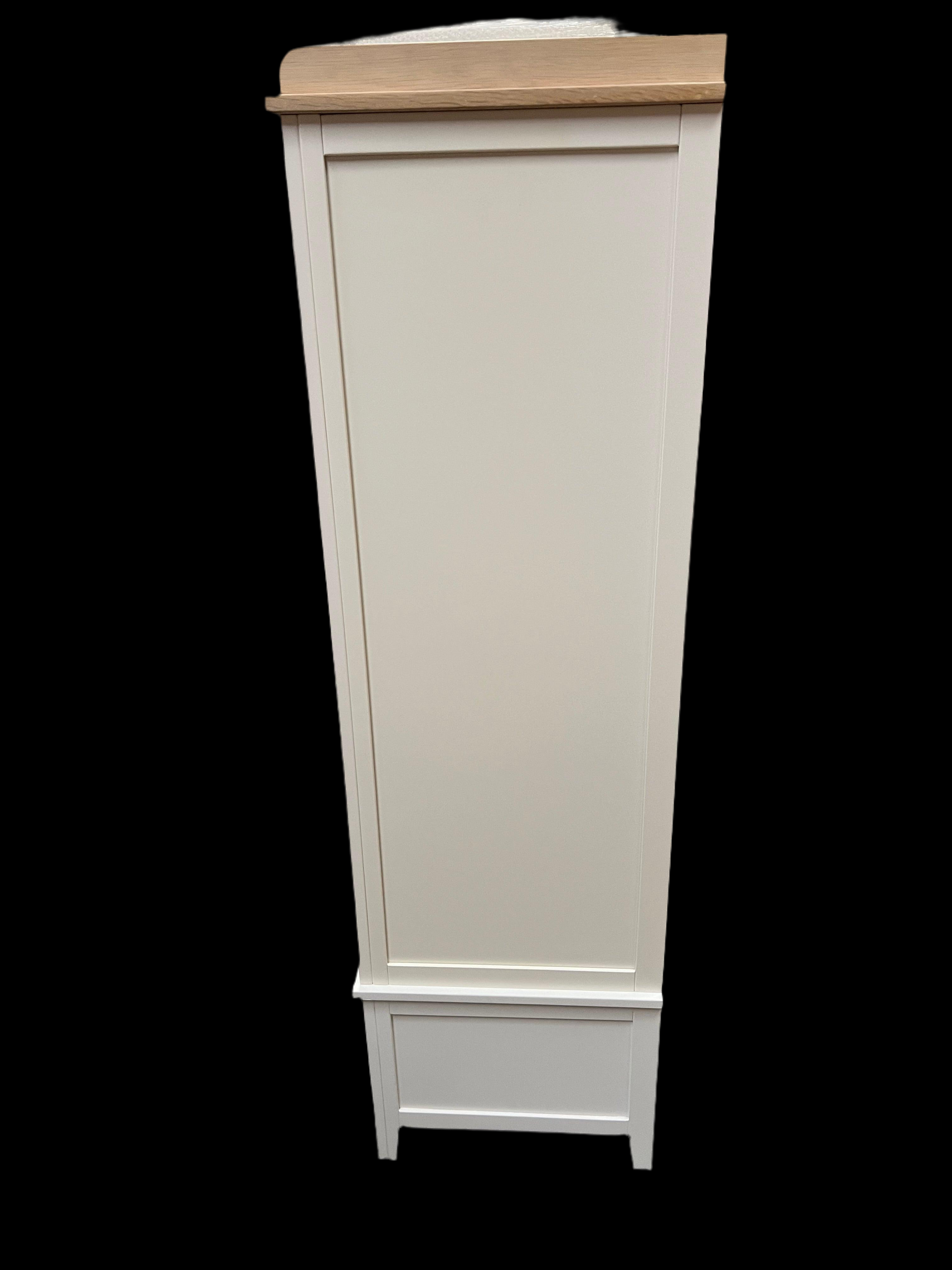 CHESTER PURE WHITE Open Petite Wardrobe Quality Furniture Clearance Ltd