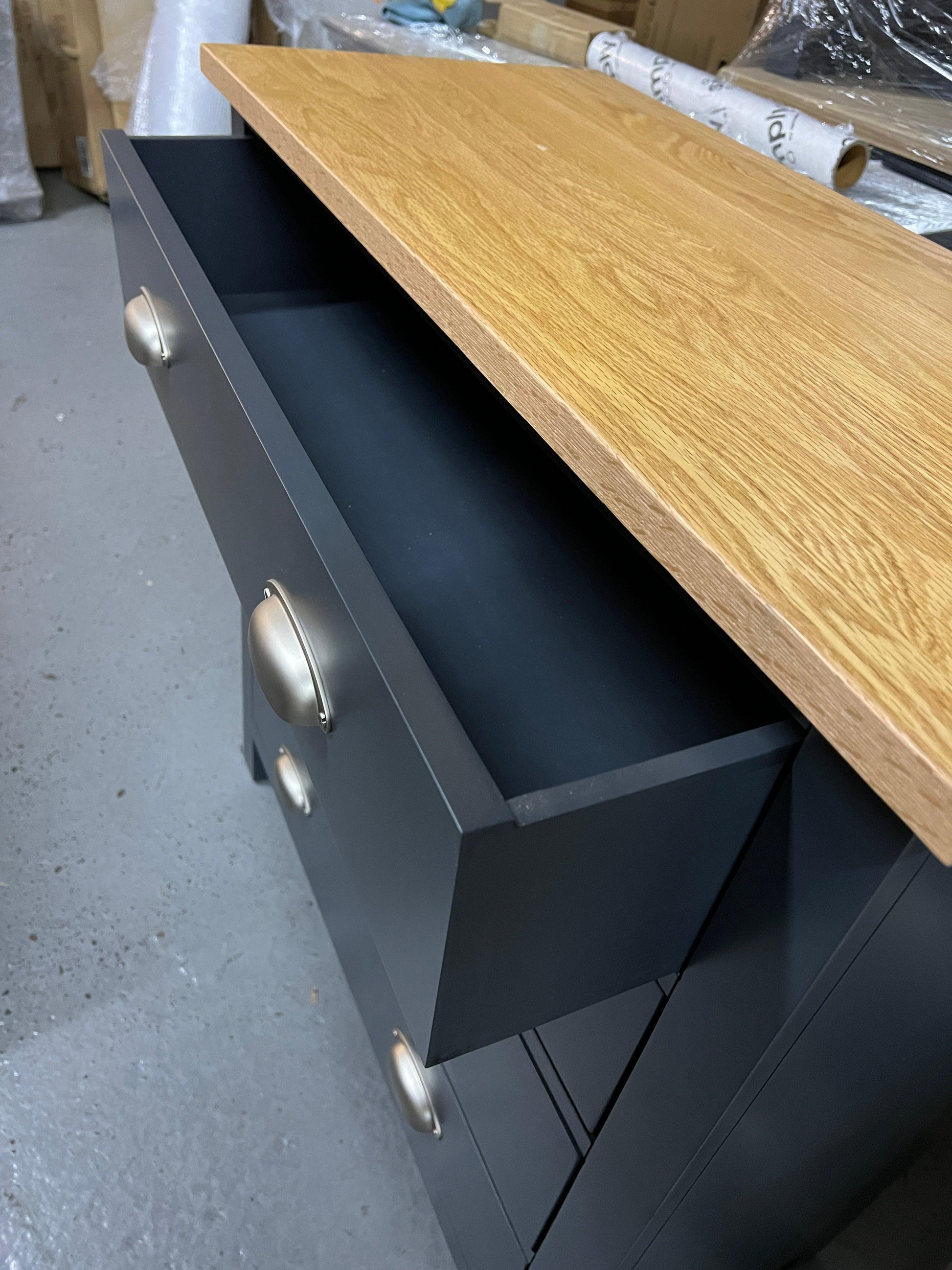 Charcoal 4 Drawer Chest furniture delivered