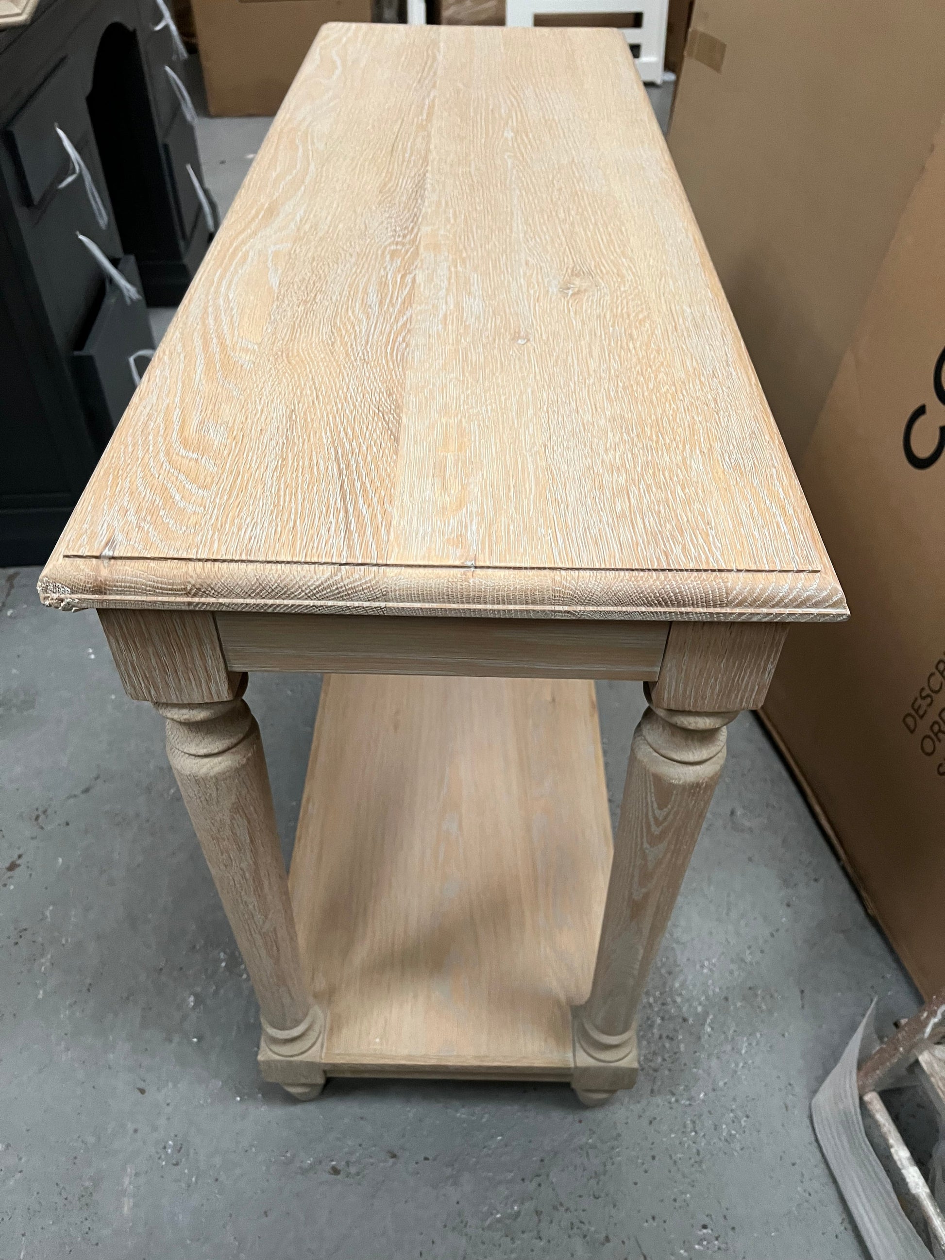 CAMILLE LIMEWASH OAK
Console Table Quality Furniture Clearance Ltd