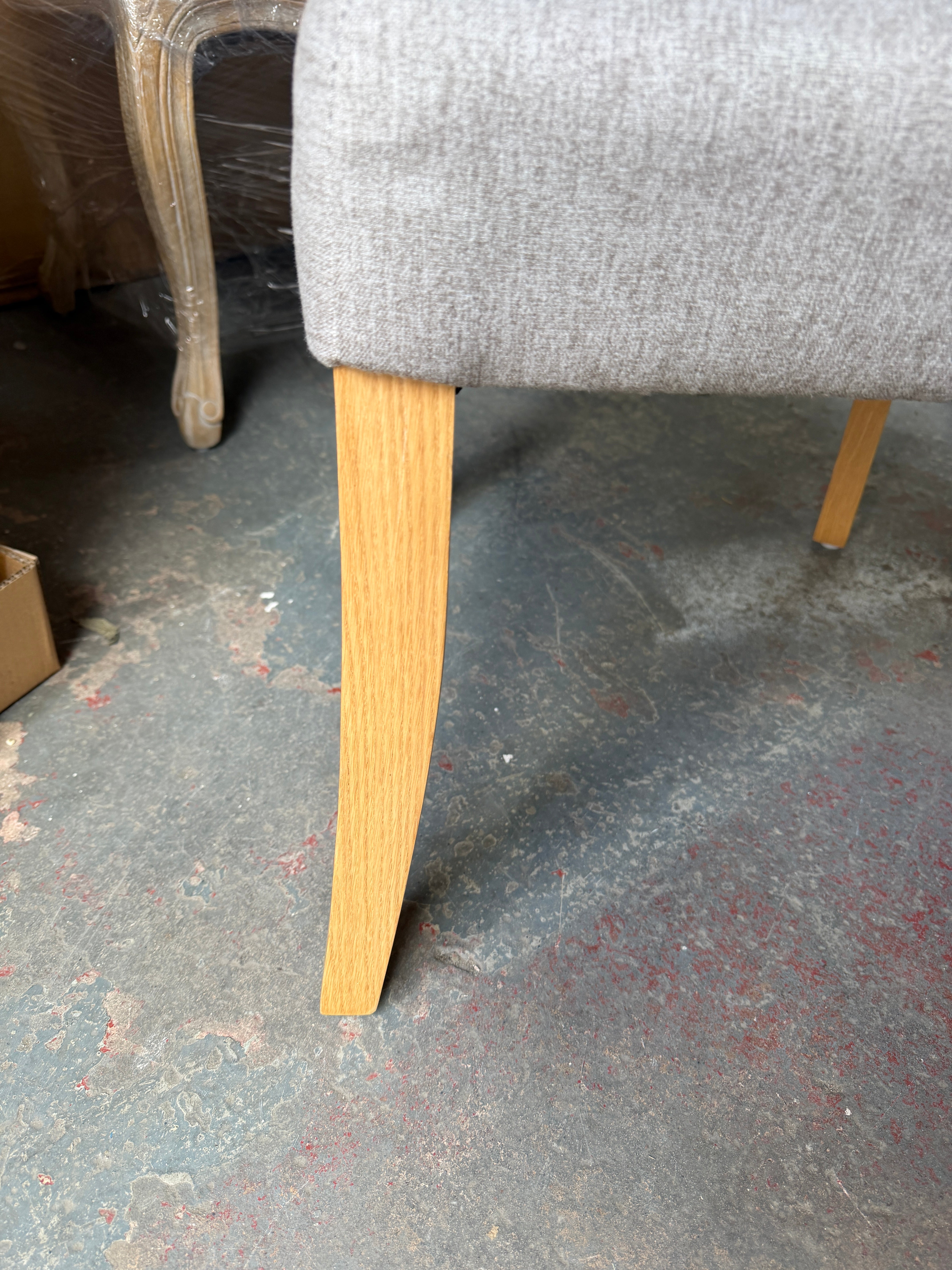 BLUEBELL
Upholstered Dining Chair Grey Quality Furniture Clearance Ltd