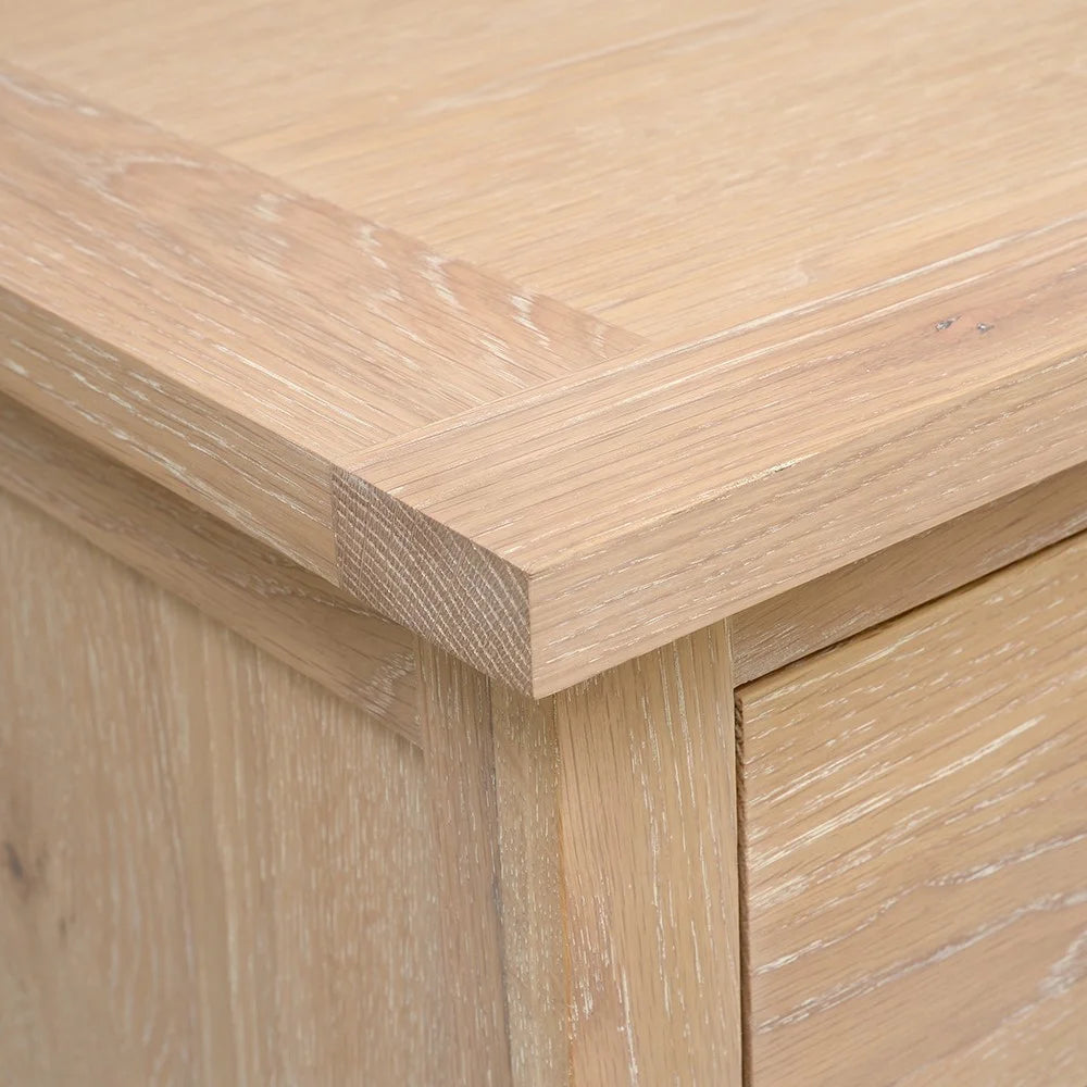INGLESHAM WHITEWASH OAK 10 Drawer Chest Quality Furniture Clearance Ltd