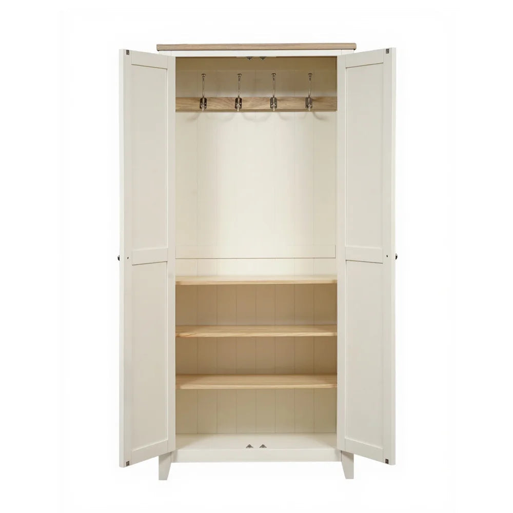 CHESTER CLASSIC CREAM
2 Door Hallway Cupboard Quality Furniture Clearance Ltd