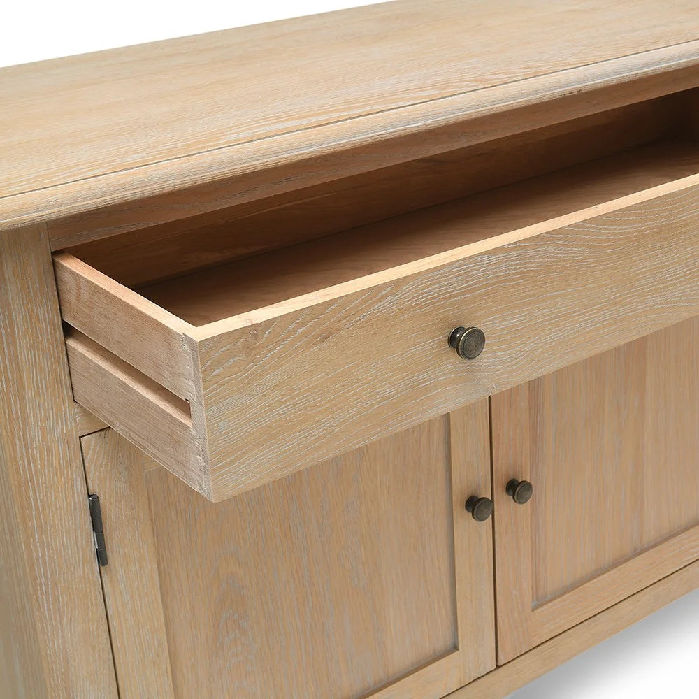 CAMILLE LIMEWASH OAK
Small Sideboard Quality Furniture Clearance Ltd
