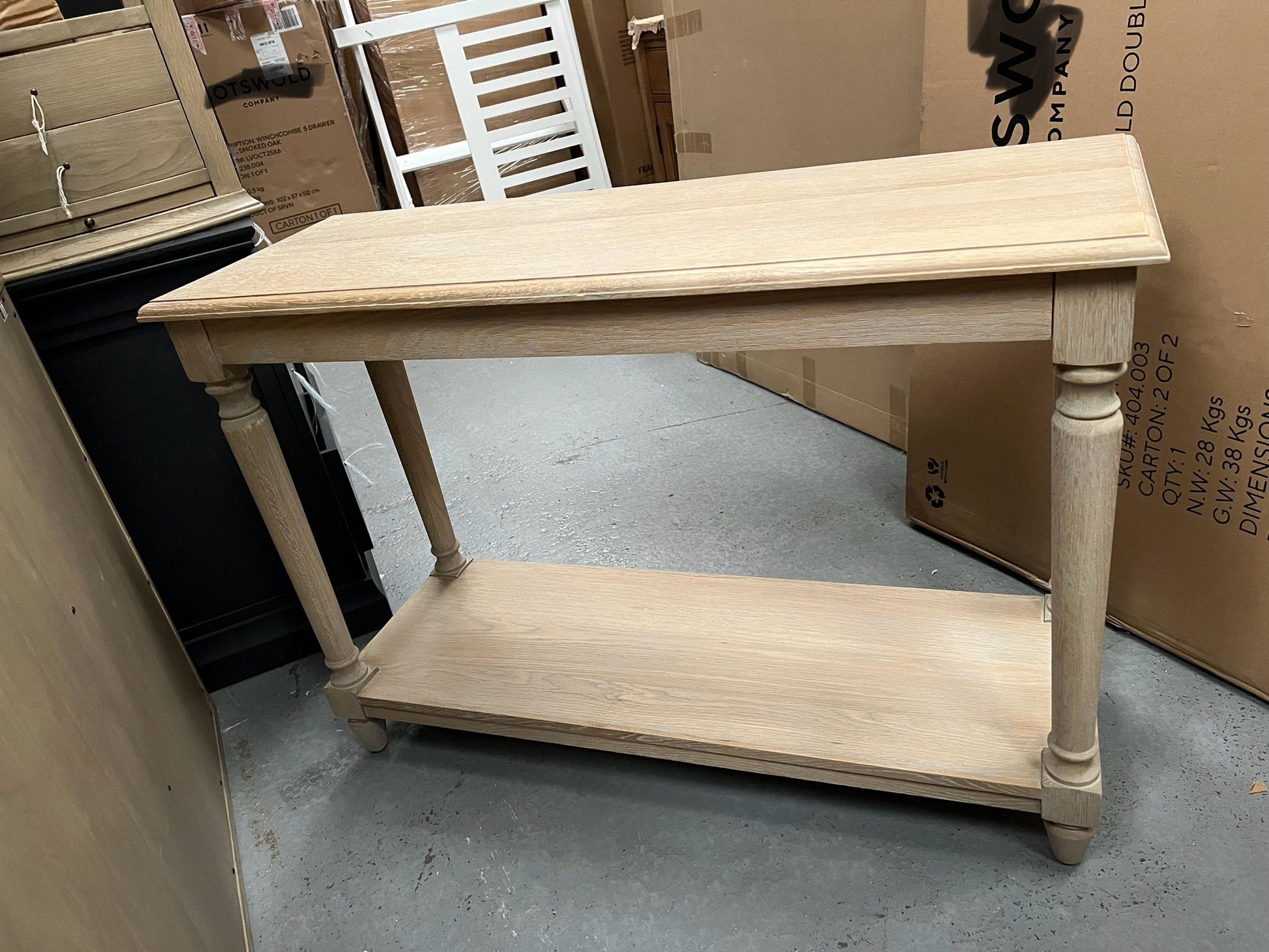 CAMILLE LIMEWASH OAK
Console Table Quality Furniture Clearance Ltd