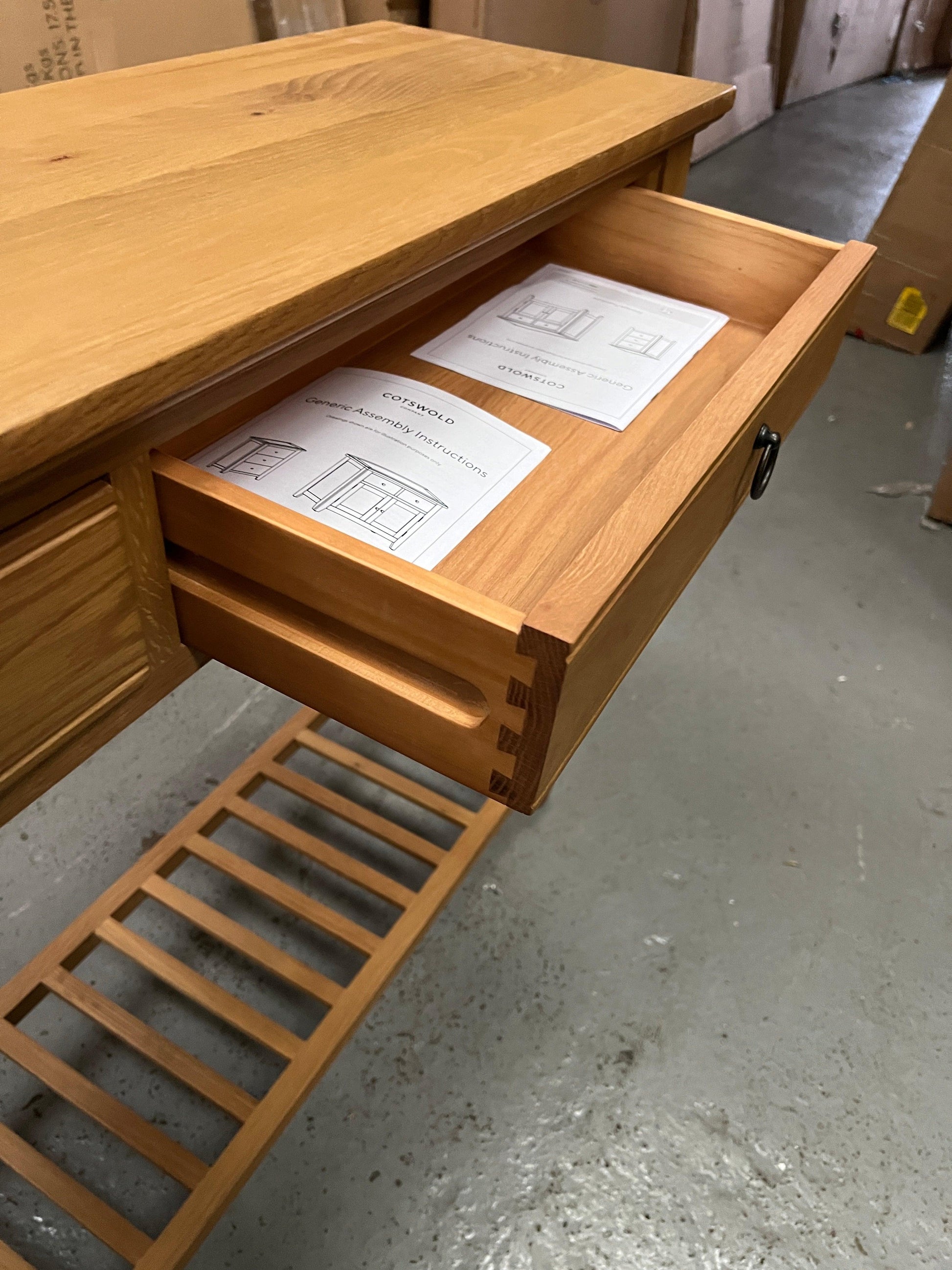 ELKSTONE MELLOW OAK Console Table Quality Furniture Clearance Ltd